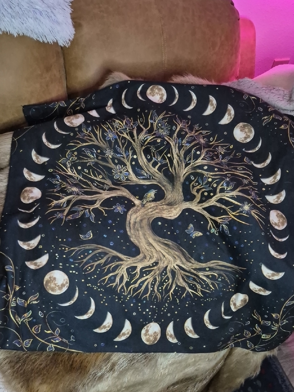 Tree Of Life Small Tapestry Or Table Clothe 29×31 Display Or Wall Art